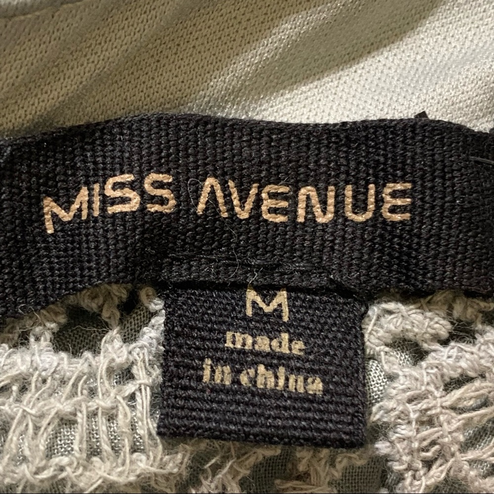 Miss Avenue Dress Hi-Low Gray Empire Waist Tie Back at Neck - Picture 4 of 13